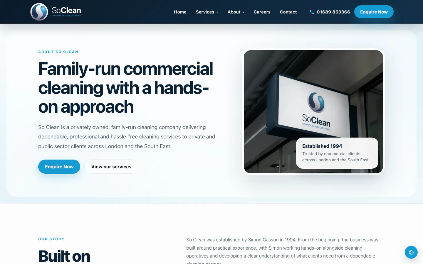 SoClean company about page