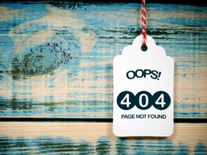 Ooops Page Not Found