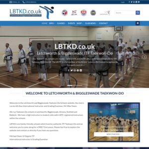 Website for Martial Arts WordPress