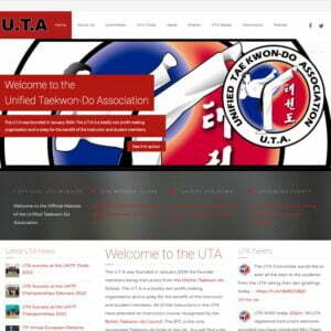 Joomla Website for Unified Taekwon-do